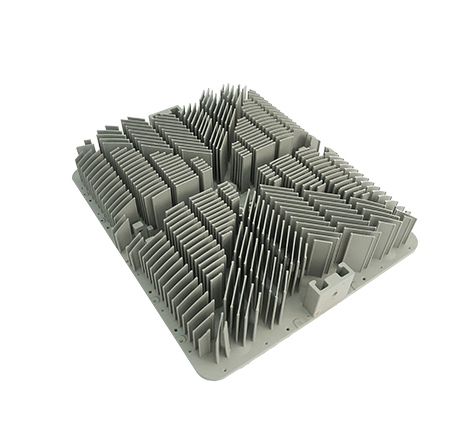 Cold forged radiator